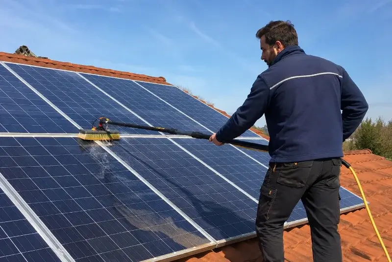 Nettoyage et entretien de panneaux solaires à Pia