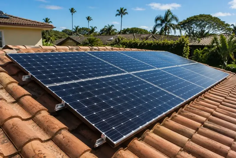 Installation de panneaux solaires à Pia